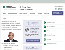 Tablet Screenshot of chauhan.ca