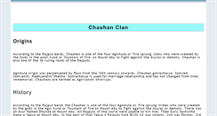 Desktop Screenshot of chauhan.com